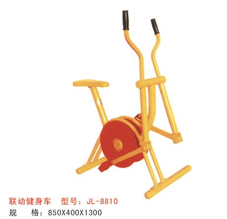 公園健身器材聯動健身車-8810