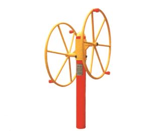 室外健身器材雙位大轉輪-3750